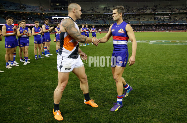 AFL 2014 Rd 23 - Western Bulldogs v GWS Giants - 346394