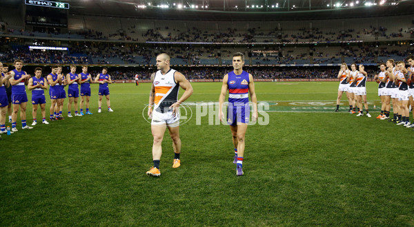 AFL 2014 Rd 23 - Western Bulldogs v GWS Giants - 346396