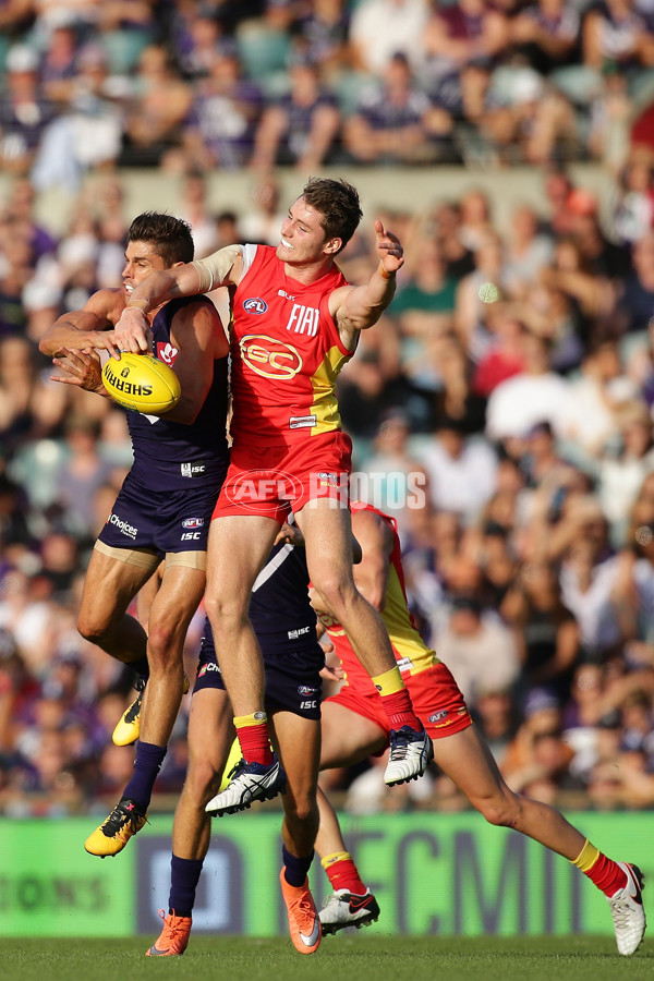 AFL 2016 Rd 02 - Fremantle v Gold Coast - 426119