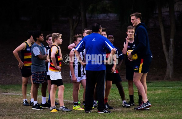 Adelaide 2016 - Crows in Clubs at Athelstone FC - 440115