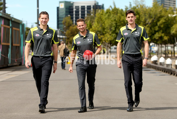 AFL 2016 Media - Grand Final Umpires Announcement - 474657