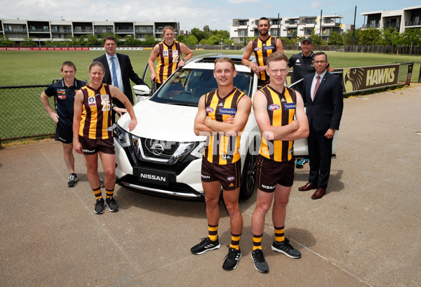 AFL 2018 Media - Hawthorn Nissan Sponsorship Announcement - 641809