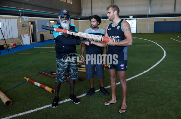 AFL 2017 Media - Port Adelaide Digeridoo Presentation - 491146