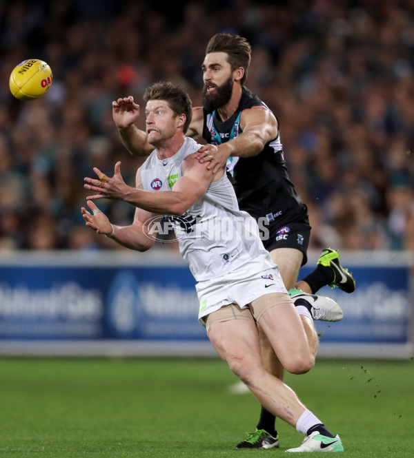AFL 2017 Round 05 - Port Adelaide v Cartlon - 503293