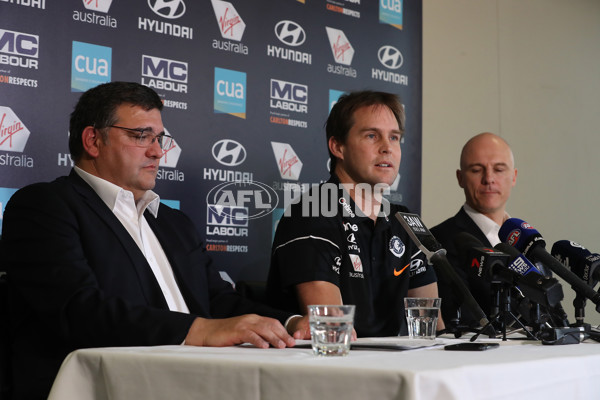 AFL 2019 Media - Carlton Press Conference 150819 - 705622