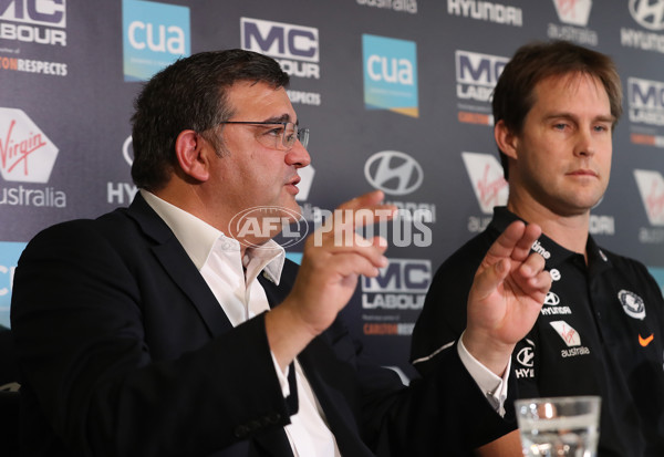 AFL 2019 Media - Carlton Press Conference 150819 - 705621