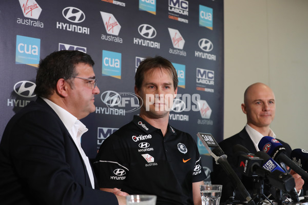 AFL 2019 Media - Carlton Press Conference 150819 - 705625