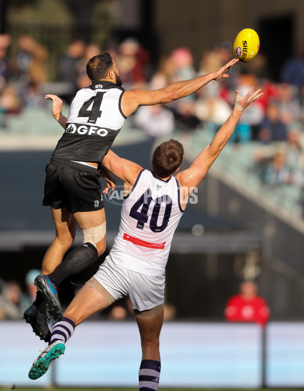 AFL 2019 Round 23 - Port Adelaide v Fremantle - 709909