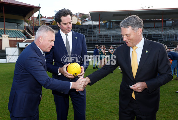 AFL 2023 Media - Tasmanian Team Announcement - A-29427846