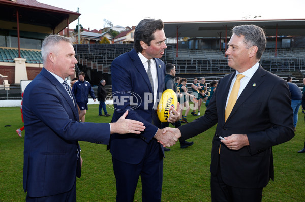 AFL 2023 Media - Tasmanian Team Announcement - A-29435243