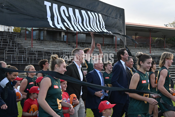 AFL 2023 Media - Tasmanian Team Announcement - A-29459131