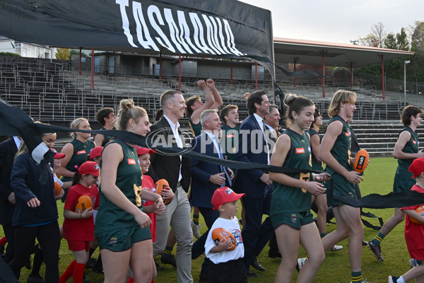 AFL 2023 Media - Tasmanian Team Announcement - A-29459823