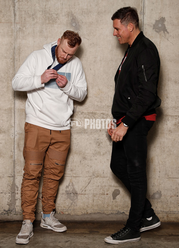 AFL 2018 Portraits - Adam Cooney and Matthew Richardson - 633785