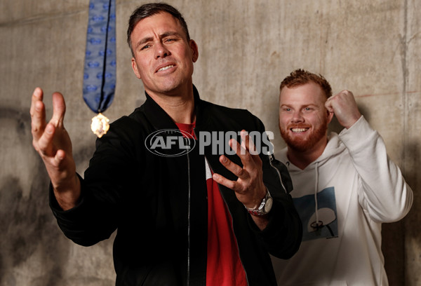 AFL 2018 Portraits - Adam Cooney and Matthew Richardson - 633793