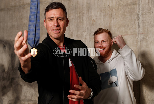 AFL 2018 Portraits - Adam Cooney and Matthew Richardson - 633792