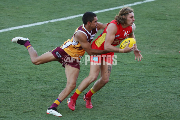 AFL 2019 Training - Gold Coast v Brisbane Practice Match - 648838