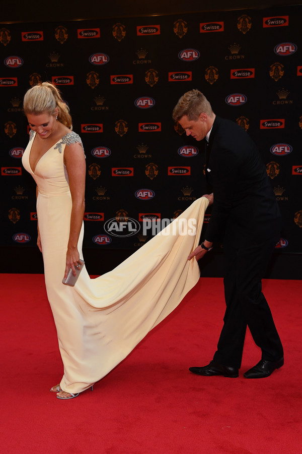 AFL 2017 Media - Swisse Brownlow Red Carpet Arrivals - 554293