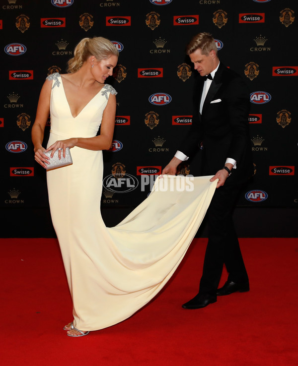AFL 2017 Media - Swisse Brownlow Red Carpet Arrivals - 554359