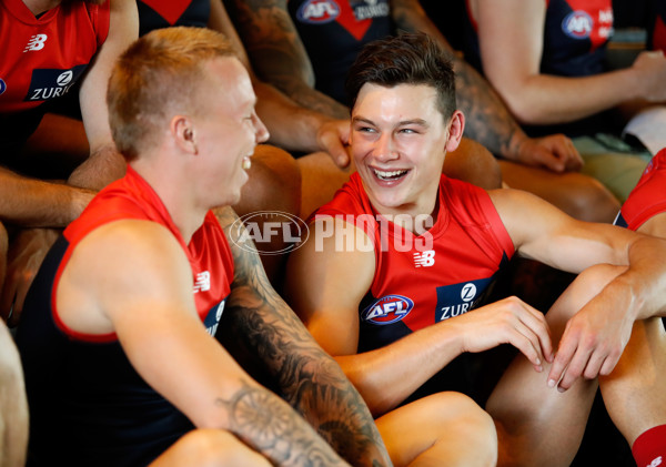 AFL 2018 Media - Melbourne Demons Team Photo Day - 567983