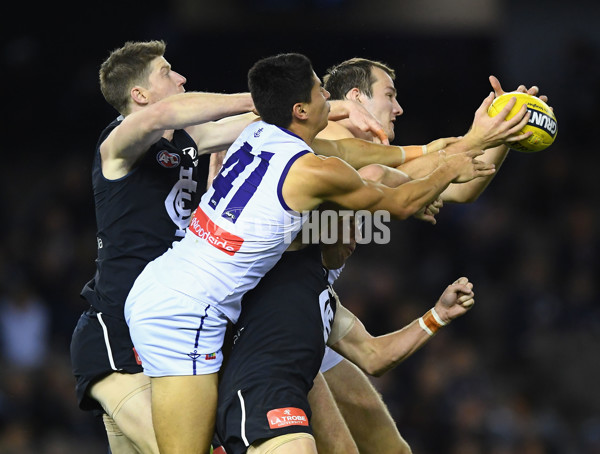 AFL 2018 Round 13 - Carlton v Fremantle - 601654