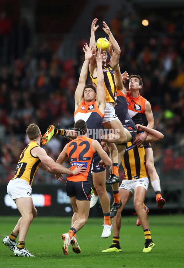 AFL 2018 Round 15 - GWS v Hawthorn - 605240