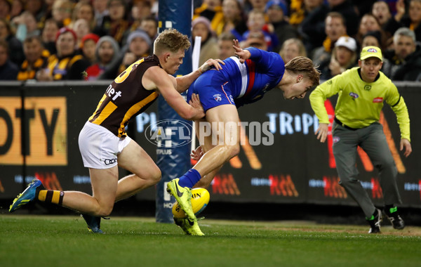 AFL 2018 Round 16 - Western Bulldogs v Hawthorn - 608182