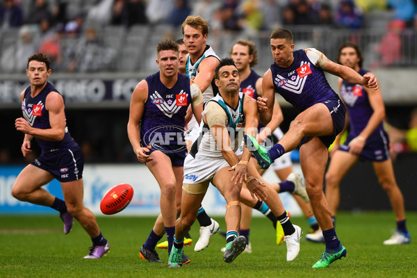 AFL 2018 Round 17 - Fremantle v Port Adelaide - 611539