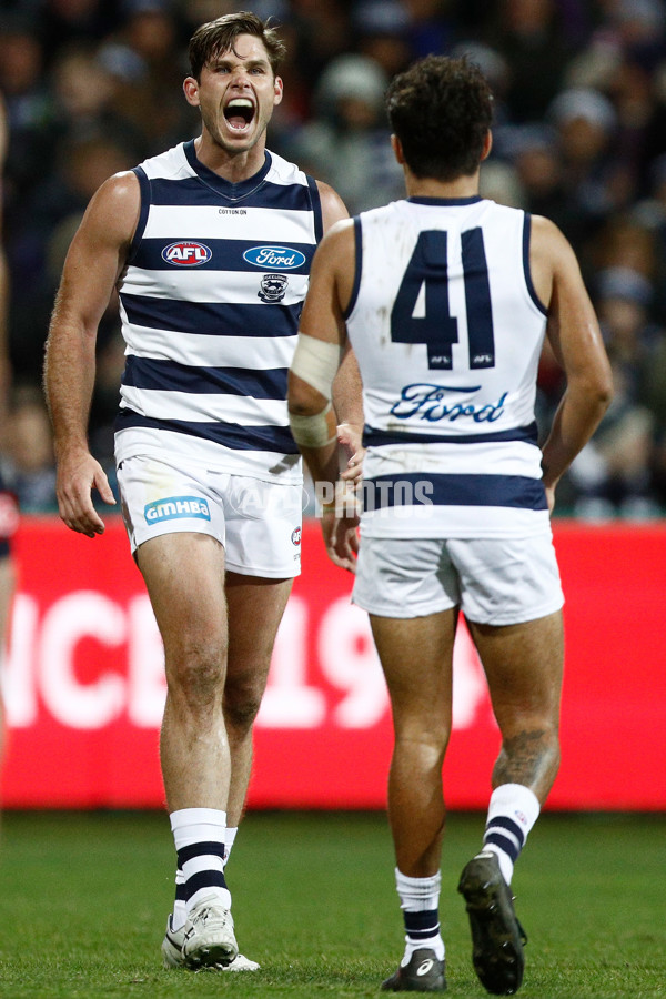 AFL 2018 Round 18 - Geelong v Melbourne - 613174