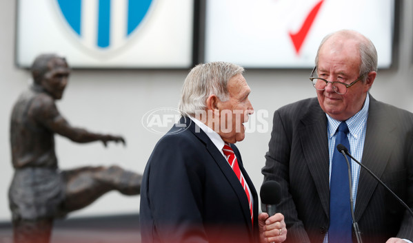 AFL 2018 Media - Bob Skilton Sculpture Unveiling - 614375