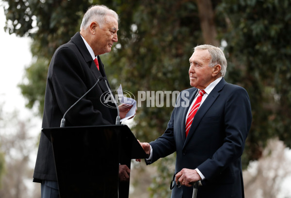 AFL 2018 Media - Bob Skilton Sculpture Unveiling - 614376