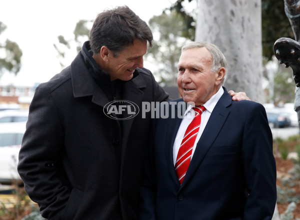 AFL 2018 Media - Bob Skilton Sculpture Unveiling - 614359