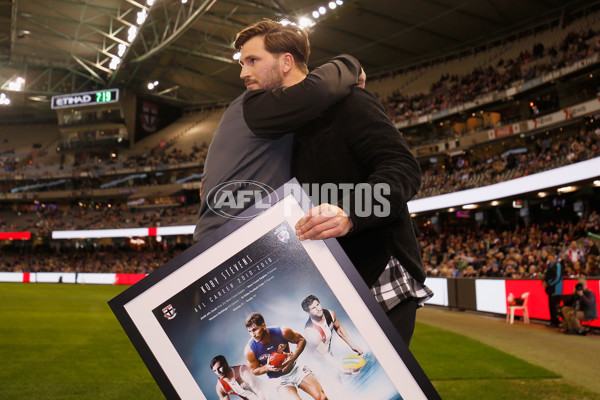 AFL 2018 Round 20 - St Kilda v Western Bulldogs - 617692