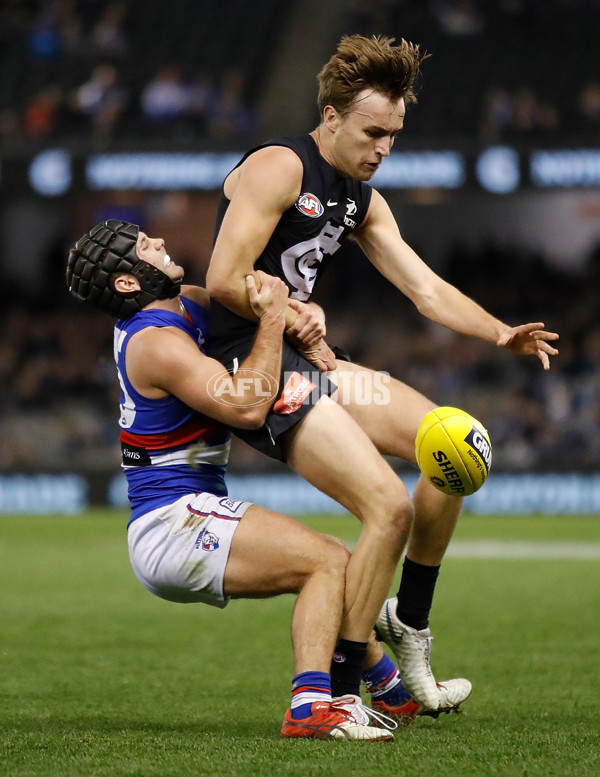 AFL 2018 Round 22 - Carlton v Western Bulldogs - 623054