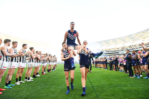 AFL 2018 Round 23 - Fremantle v Collingwood - 624557