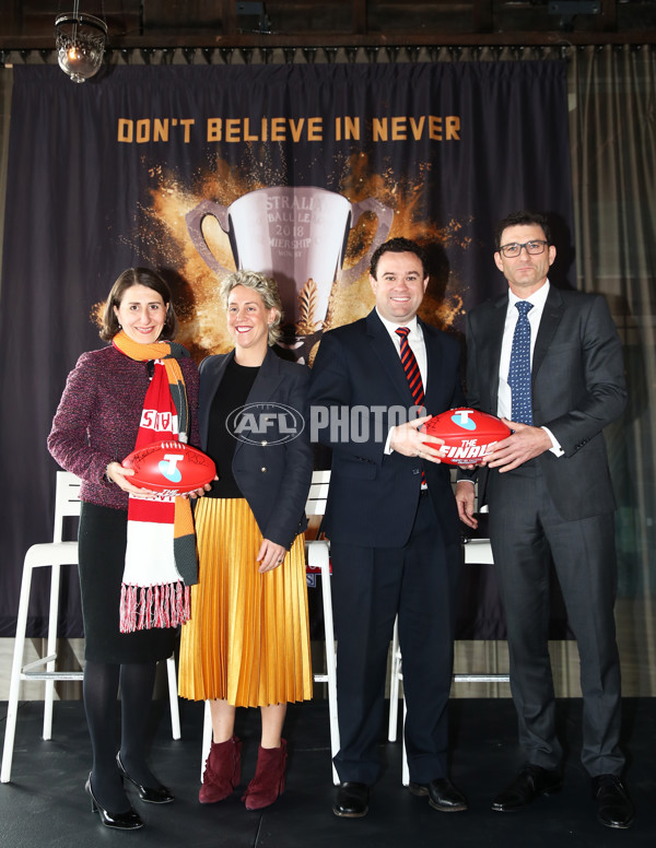 AFL 2018 Media - Toyota AFL Finals Series in Sydney - 627109