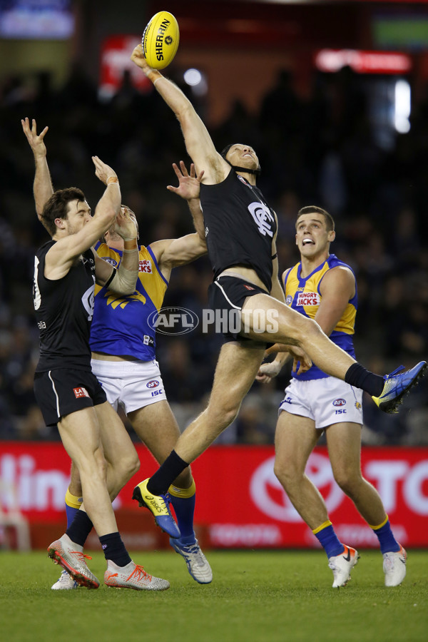 AFL 2019 Round 20 - Carlton v West Coast - 702564