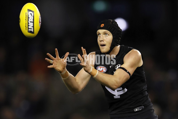 AFL 2019 Round 20 - Carlton v West Coast - 702774