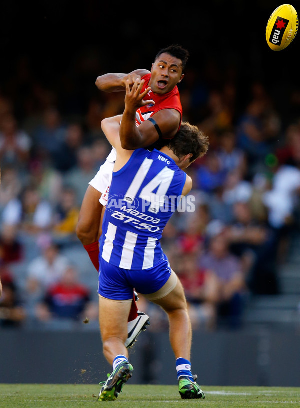 AFL 2013 NAB Cup Rd 01 - Melbourne v North Melbourne - 276041