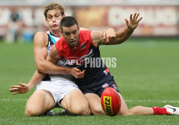 AFL 2013 Rd 01 - Melbourne v Port Adelaide - 280579