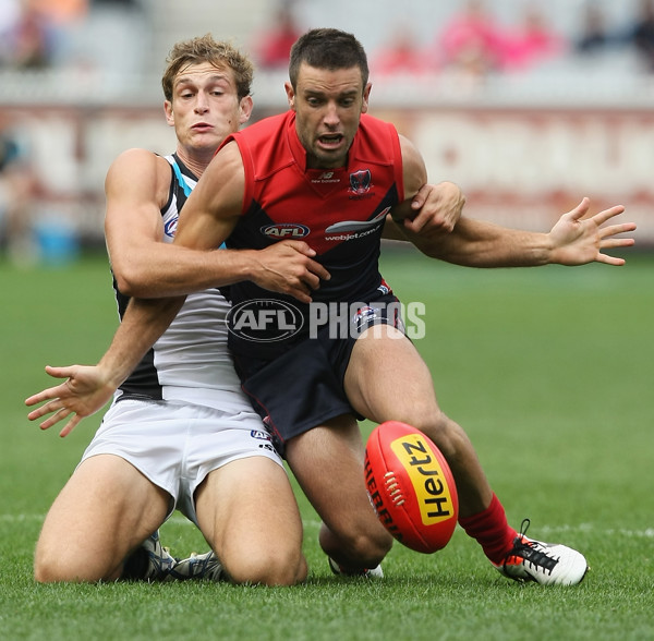 AFL 2013 Rd 01 - Melbourne v Port Adelaide - 280577