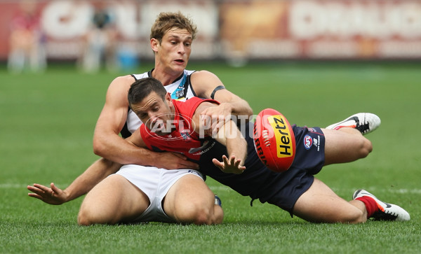 AFL 2013 Rd 01 - Melbourne v Port Adelaide - 280580