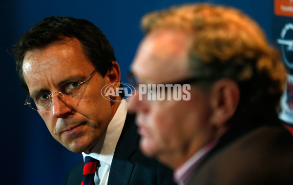 AFL 2013 Media - Melbourne Press Conference 090413 - 281962