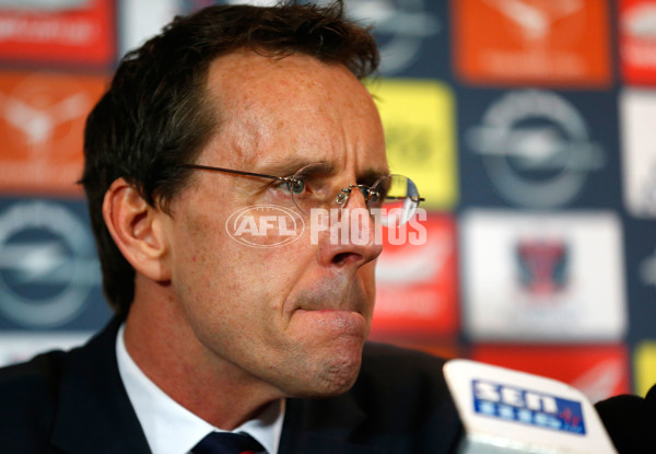 AFL 2013 Media - Melbourne Press Conference 090413 - 281954