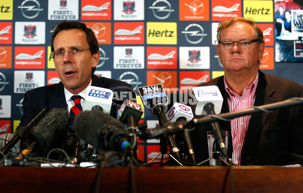 AFL 2013 Media - Melbourne Press Conference 090413 - 281957