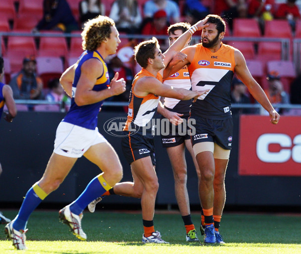 AFL 2013 Rd 09 - GWS Giants v West Coast - 288265