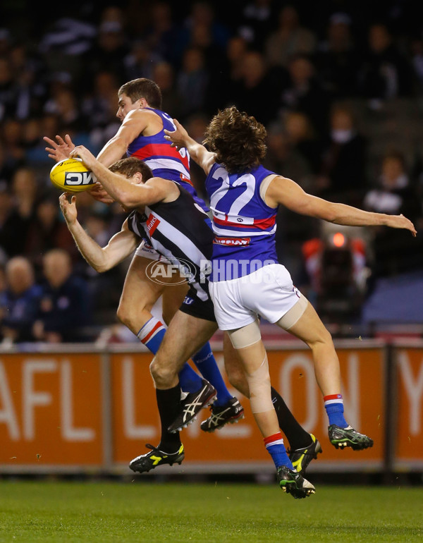 AFL 2013 Rd 12 - Collingwood v Western Bulldogs - 291232