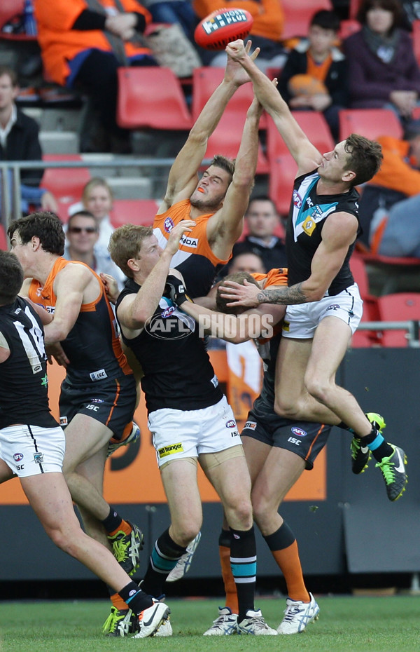 AFL 2013 Rd 12 - GWS Giants v Port Adelaide - 291150