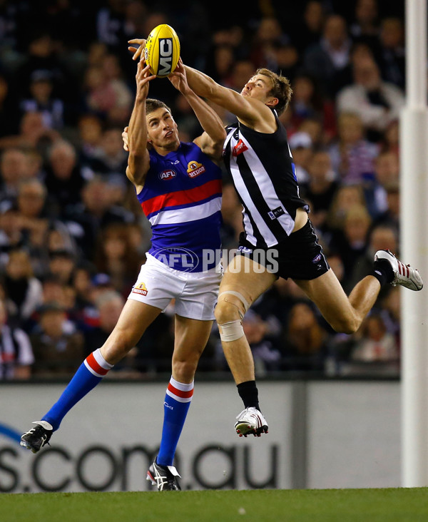 AFL 2013 Rd 12 - Collingwood v Western Bulldogs - 291165