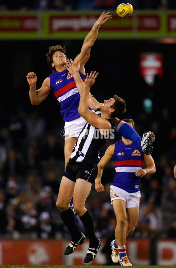 AFL 2013 Rd 12 - Collingwood v Western Bulldogs - 291244