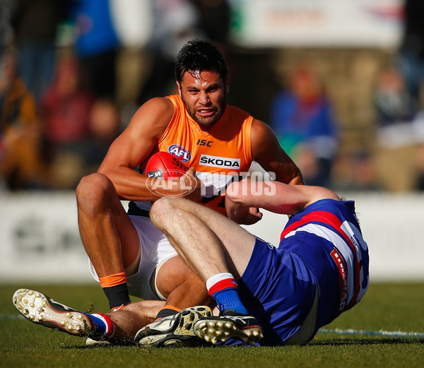 AFL 2013 Rd 15 - GWS Giants v Western Bulldogs - 293544